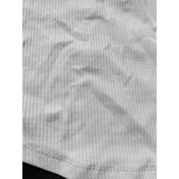 Madewell Cool Sculpt Luma Crop Tank Ribbed in Sleekhold White Size XL - Picture 8 of 11